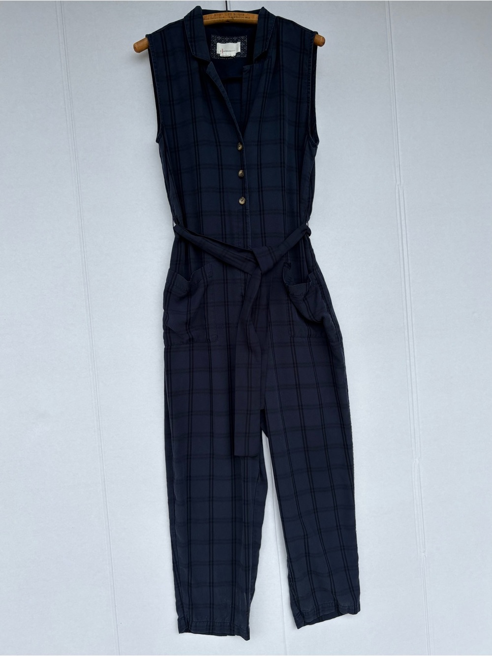Anthropologie Brielle Plaid Jumpsuit - Picture 9 of 11